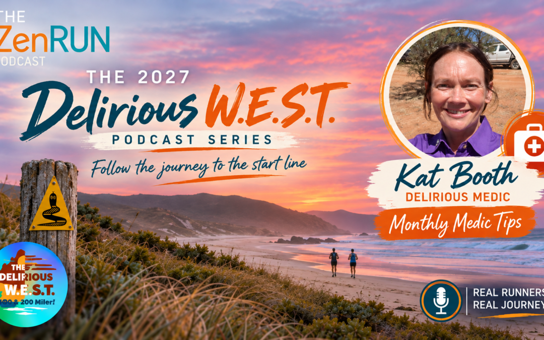 Episode 698 – Delirious West 2027 Medic Tips with Kat Booth: Should You Pre-Tape Your Feet?